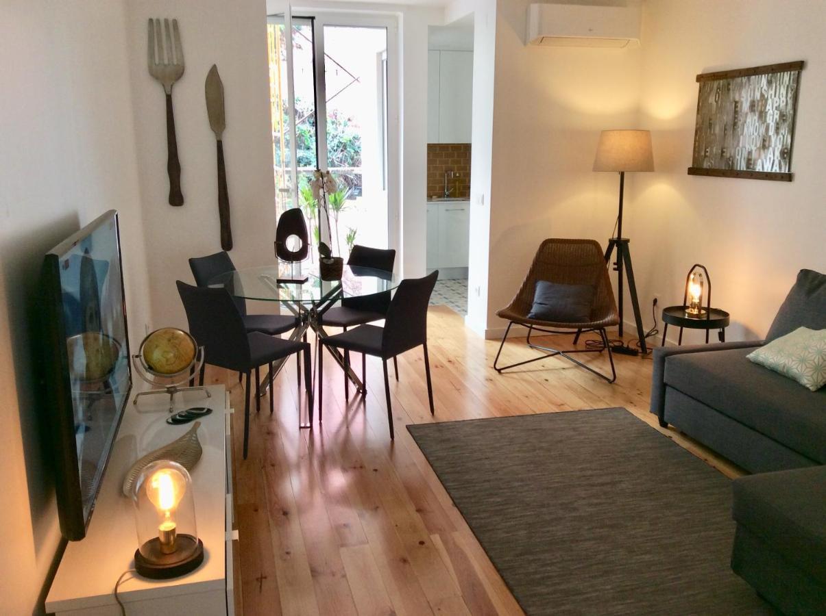Whome Modern 1-Bed With Ac & Private Terrace Lisbon Bagian luar foto
